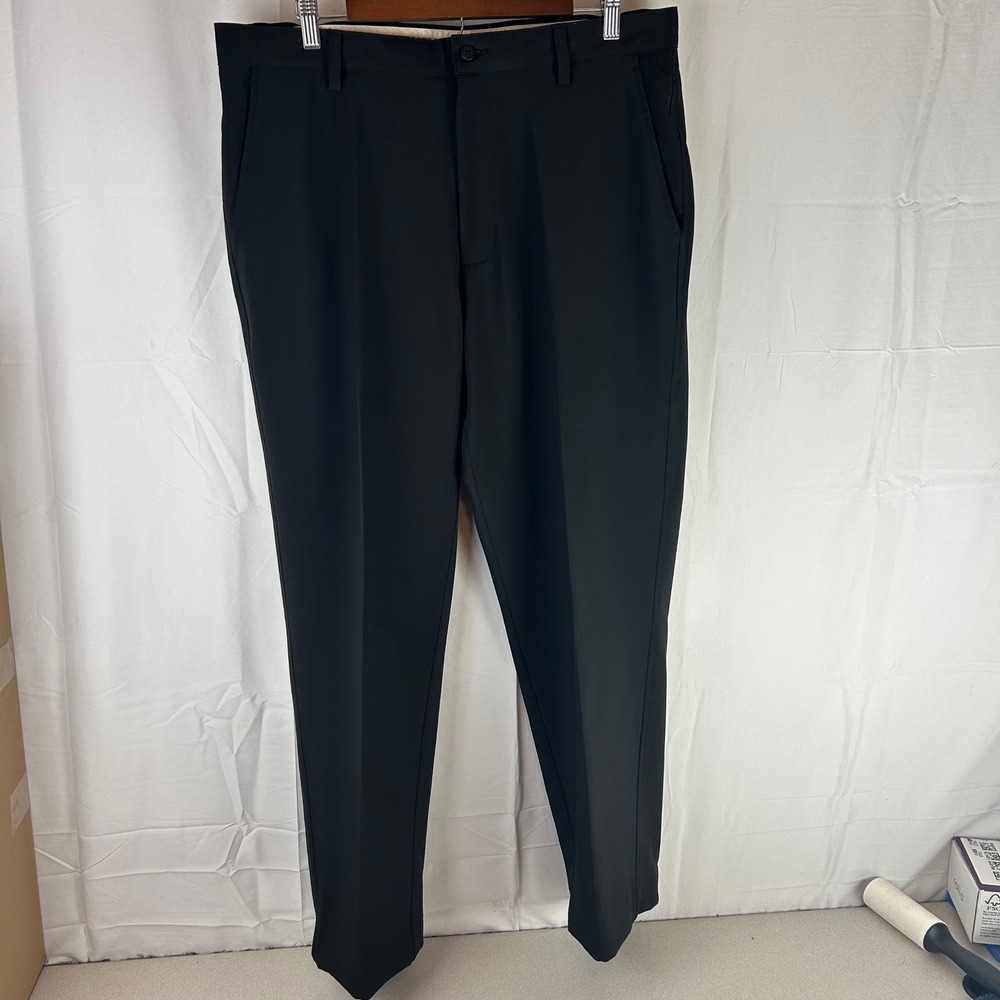 FootJoy FJ Golf Pants Black Stretch Polyester Spandex‎ Mens W36 L32
